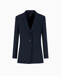 Single breasted jacket with one button