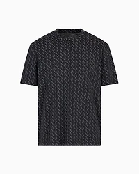 Long sleeve T-shirt with logo prints