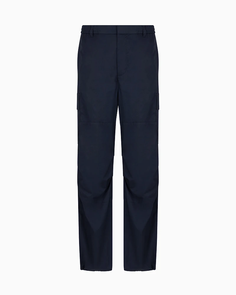 Oversized cargo trousers cotton twill
