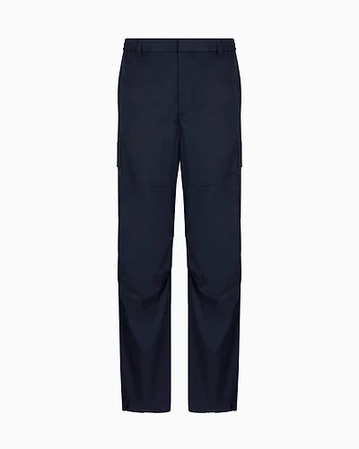 Oversized cargo trousers cotton twill