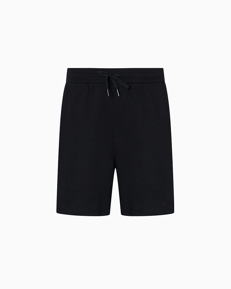 Cotton interlock Bermuda shorts