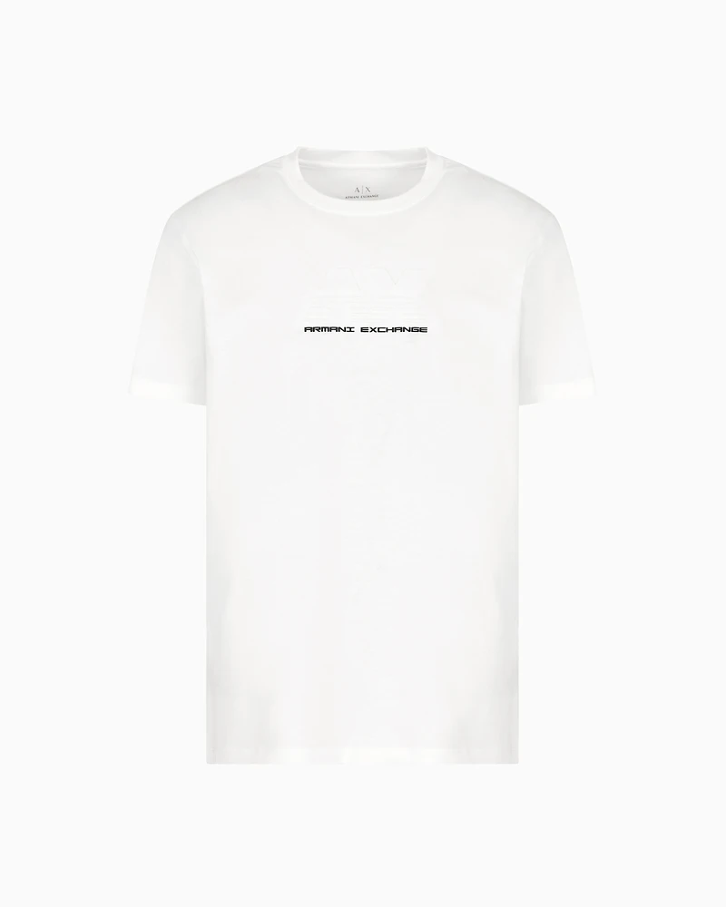 Regular fit T-shirt with embossed logo