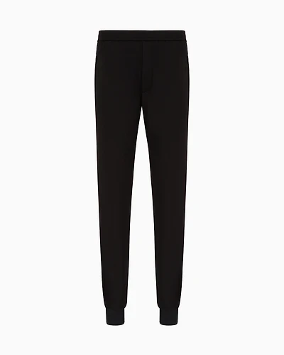 Stretch nylon jogger trousers