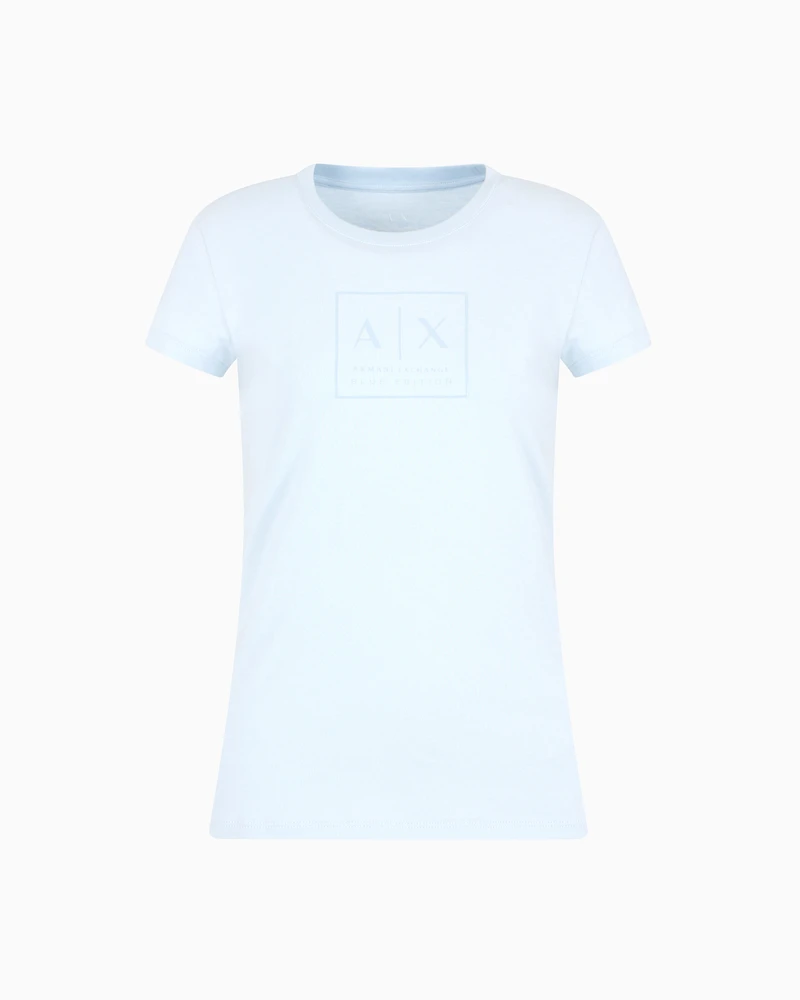 Slim fit T-shirt with logo