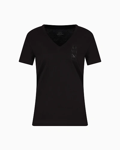 Regular fit T-shirt with V-neck