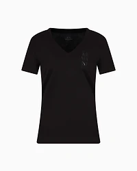 Regular fit T-shirt with V-neck