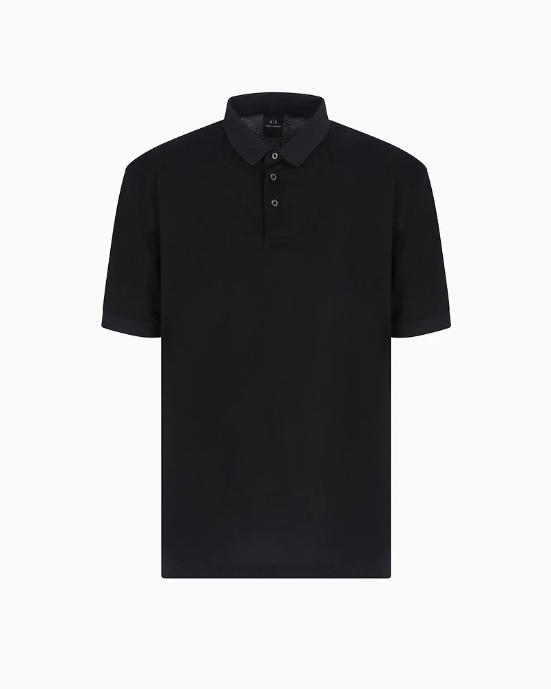 Regular fit polo shirt mercerised cotton