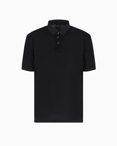 Regular fit polo shirt mercerised cotton