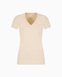 Slim fit T-shirt with signature logo