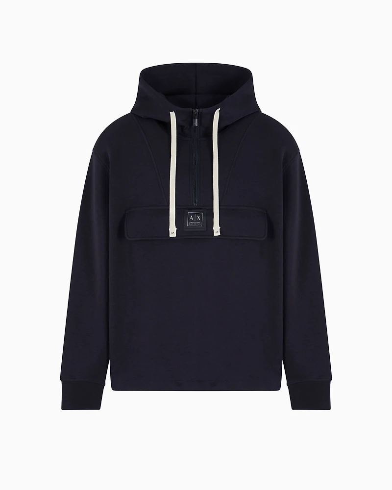 Half zip hoodie