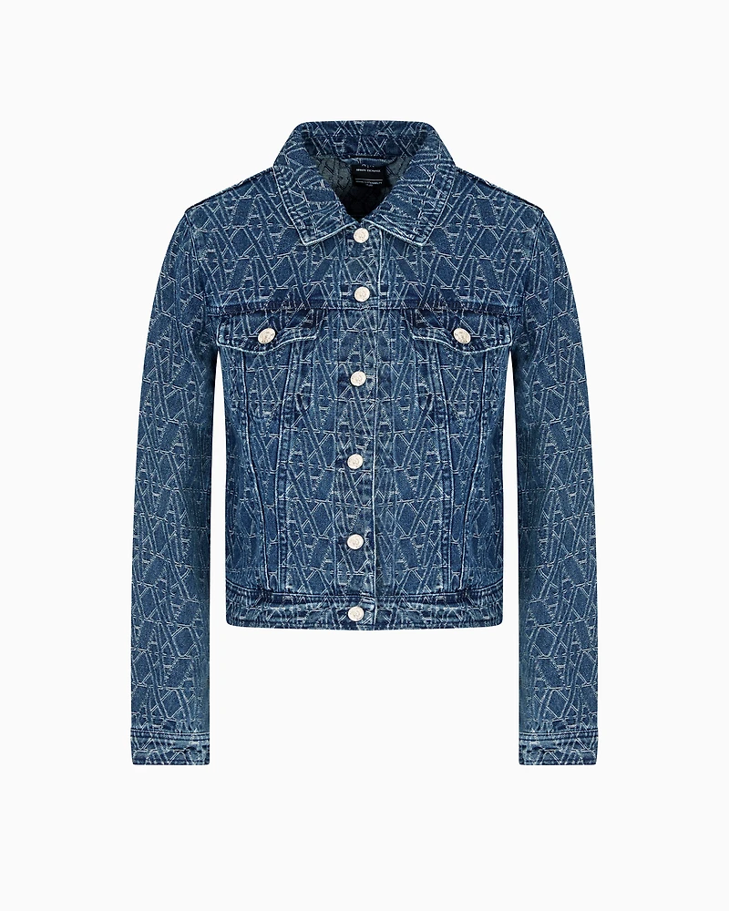 ASV Allover Logo Denim Jacket