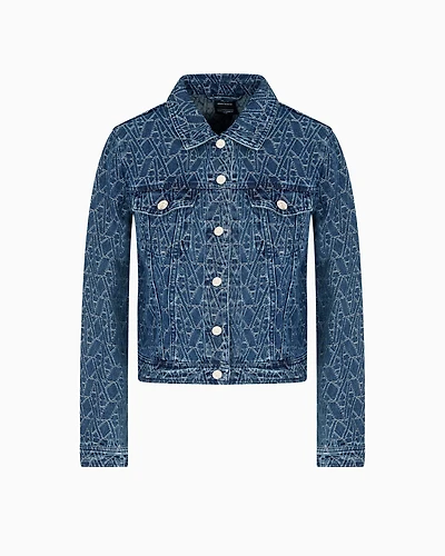 ASV Allover Logo Denim Jacket