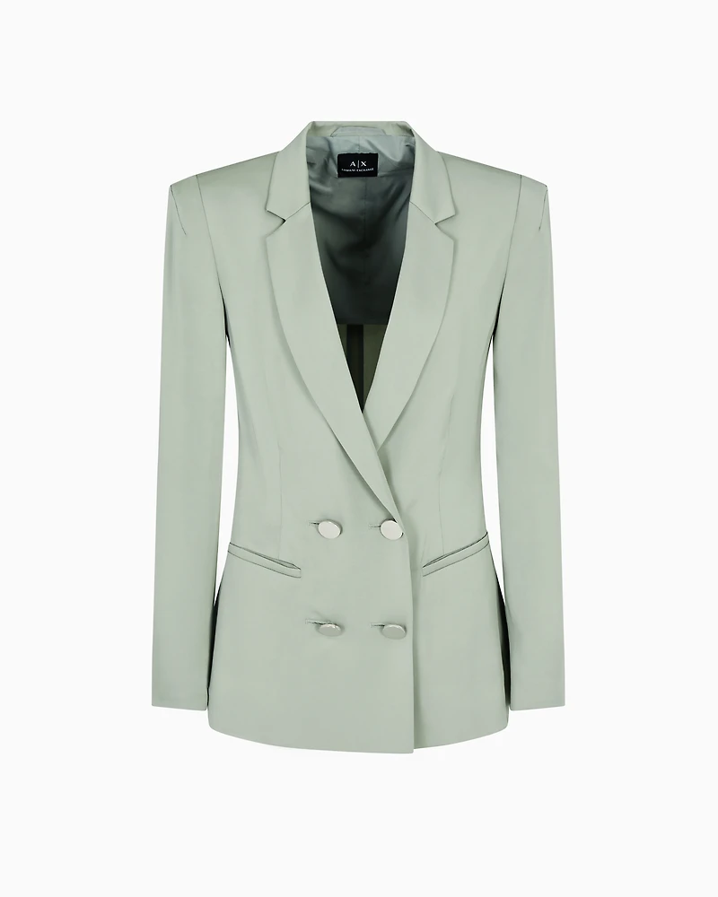 ASV fabric double-breasted jacket