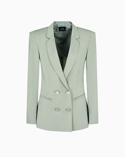 ASV fabric double-breasted jacket