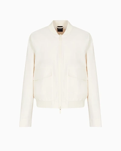 Blouson with zip and pockets
