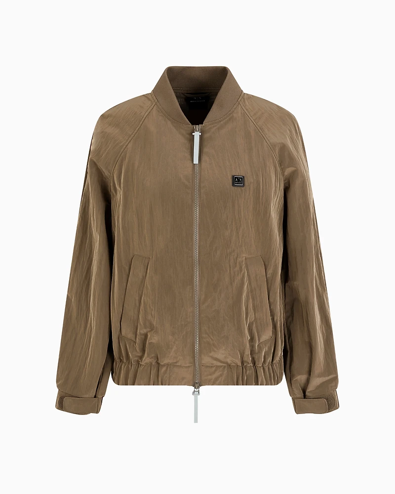 Bomber jacket laminated fabric