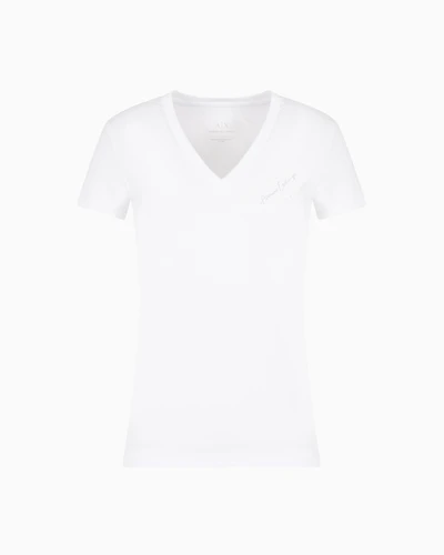 Slim fit T-shirt with signature logo