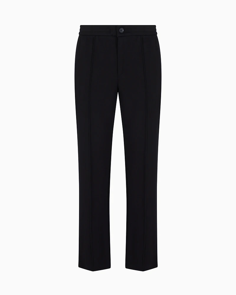 Cotton interlock trousers