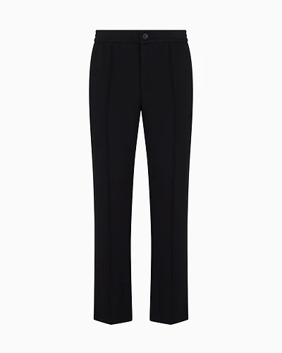 Cotton interlock trousers