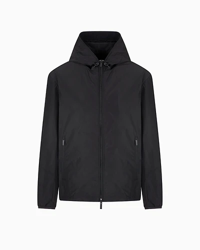 Jacket with hood and pockets