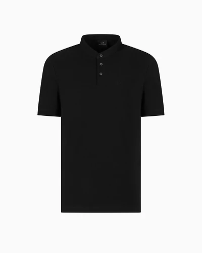 Slim fit polo cotton piquet