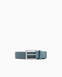 Woven fabric belt