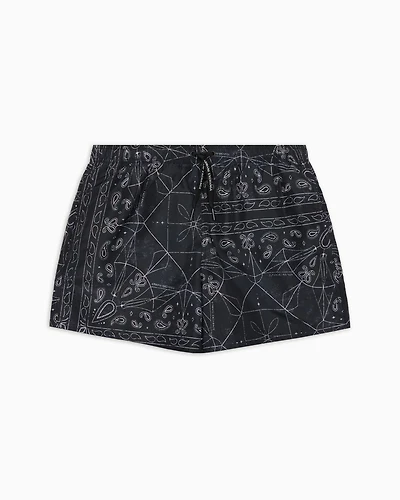 Allover patterned boxer costume