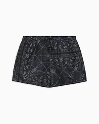 Allover patterned boxer costume
