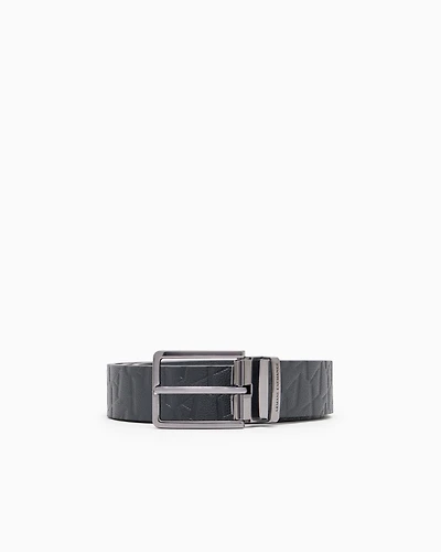 Belt with allover logo