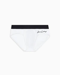 Stretch cotton briefs