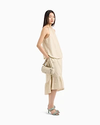 ASV Ruffle Midi Skirt