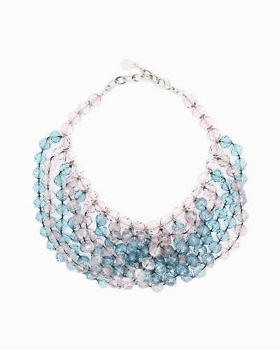 Emporio Armani - Multistrand necklace with faceted spheres, Woman, Beige, Size: TU