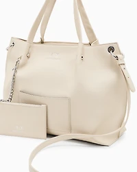 Shopper bag with clutch