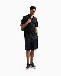 Regular fit polo shirt mercerised cotton
