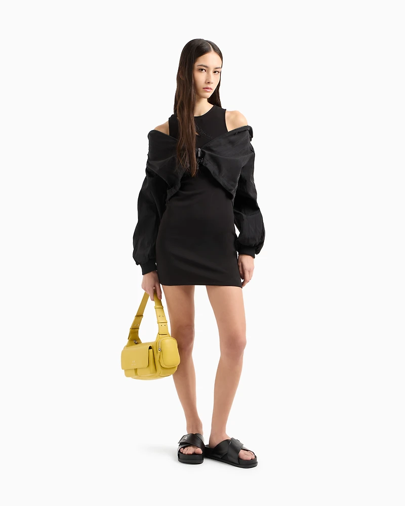Short Jersey Sheath Dress