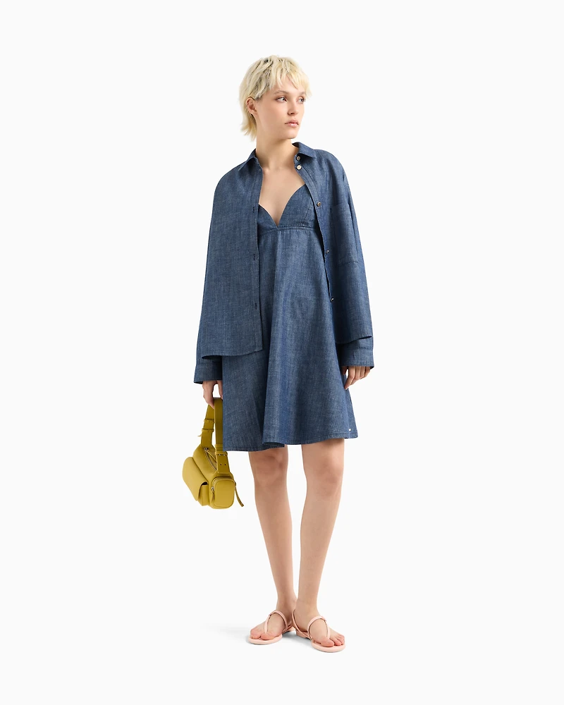 Cotton chambray shirt