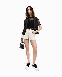 Transparent T-shirt with top