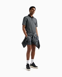 Regular fit polo shirt stretch jersey