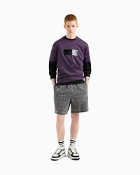 Regular fit t-shirt with vinyl logo print