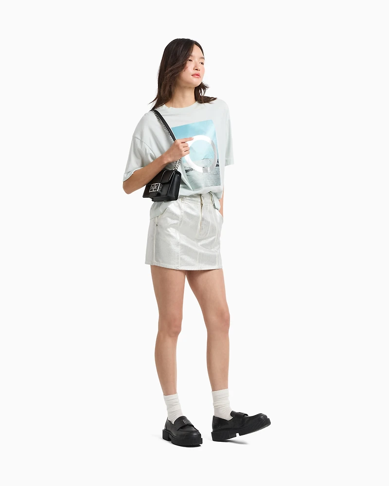Relaxed fit T-shirt with ASV print