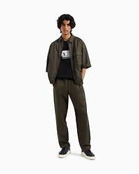 Regular fit T-shirt with maxi logo