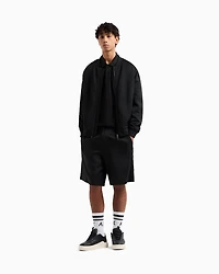 Regular fit polo shirt with tone-on-tone allover logo