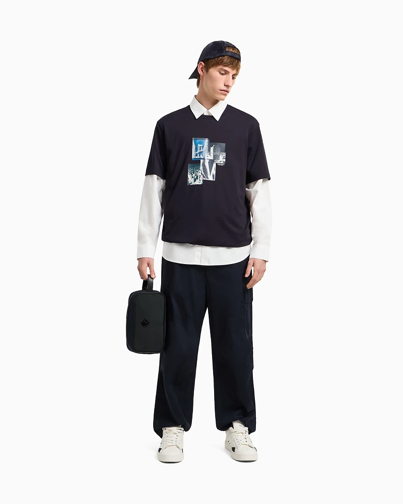 Regular fit T-shirt with photo print