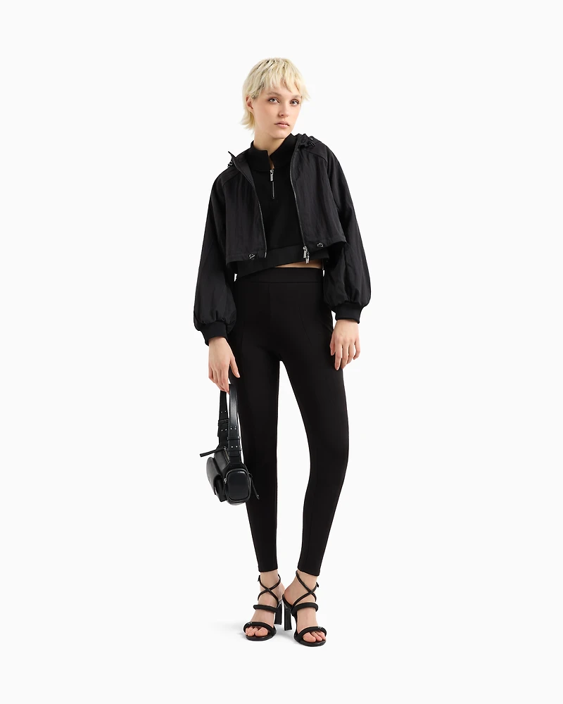 Stretch fabric leggings