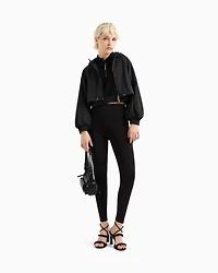 Stretch fabric leggings