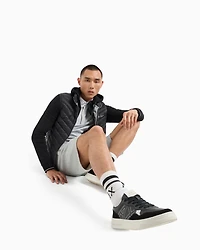 Double-face padded sleeveless down jacket