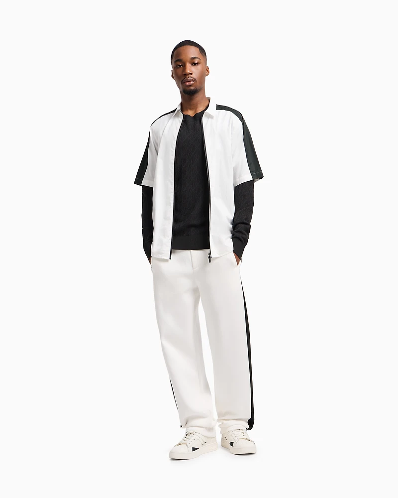 ASV Tone-on-tone Logo Crewneck Sweater