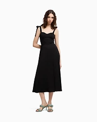 Longuette dress viscose