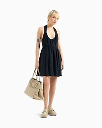Large shoulder bag with ASV logo detail