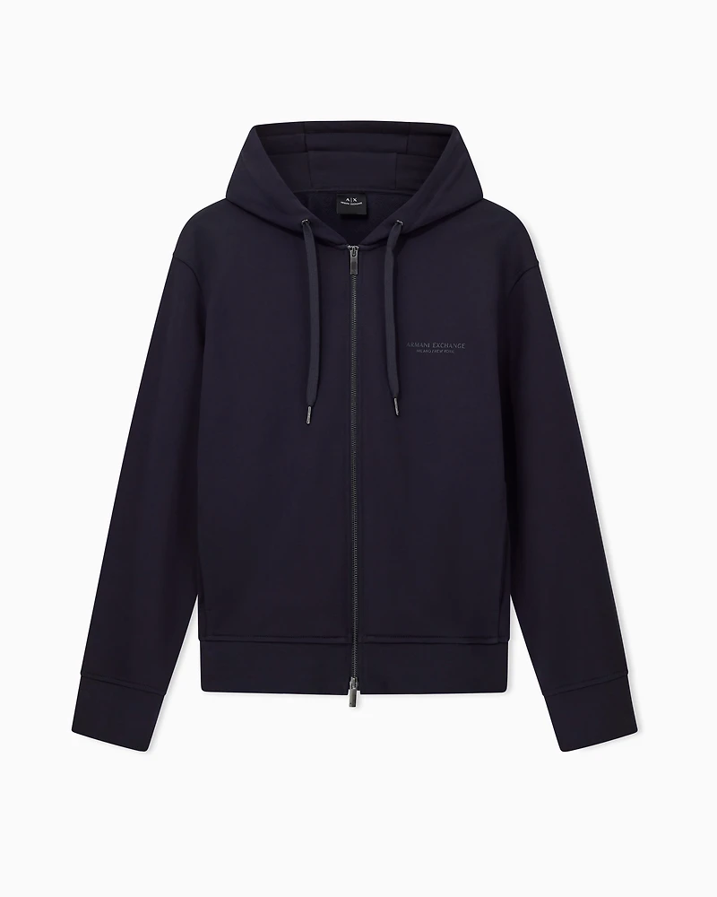 Basic zip-up hoodie